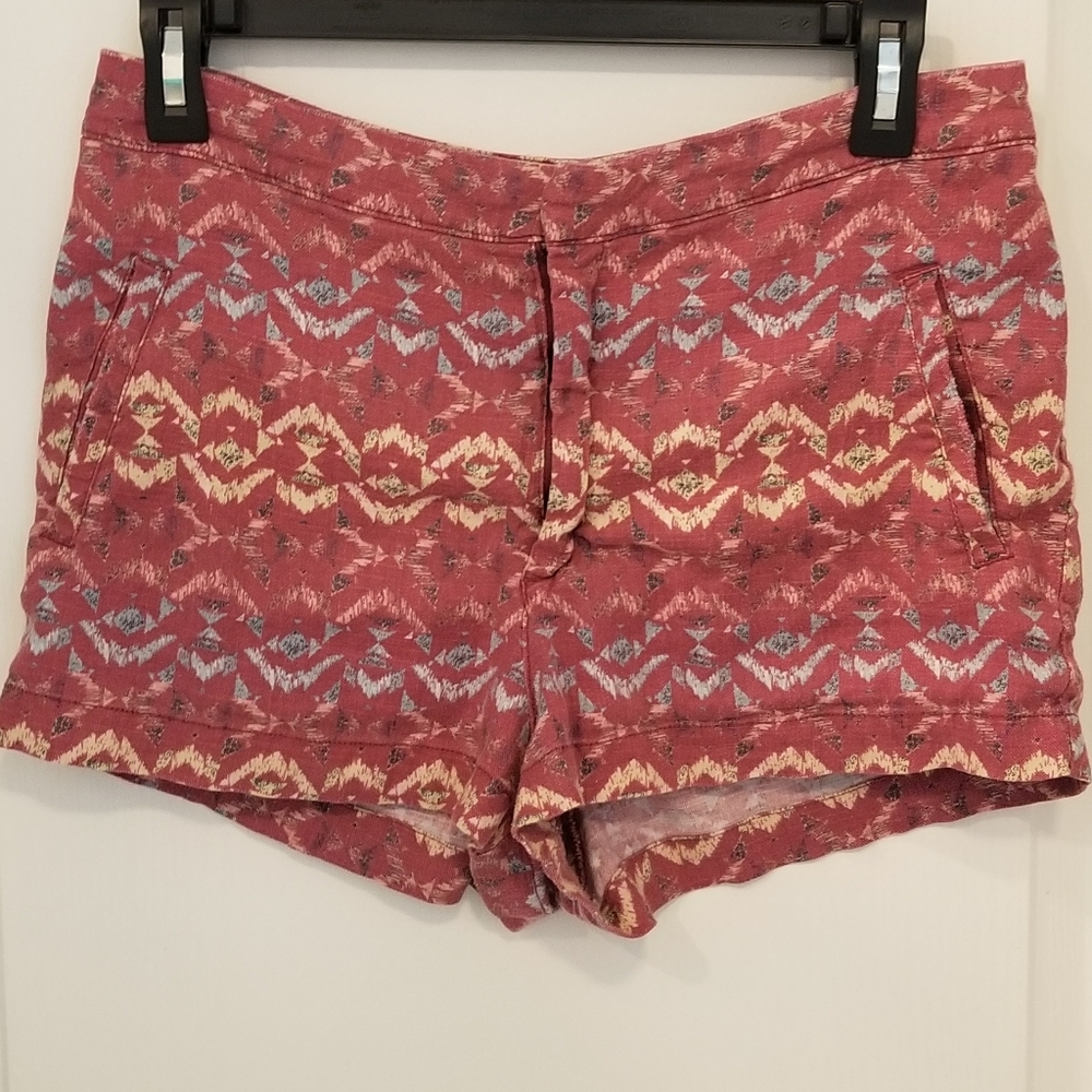 Free People Wild Plum Shorts Pink /Purple Print Size 6 - Picture 3 of 7